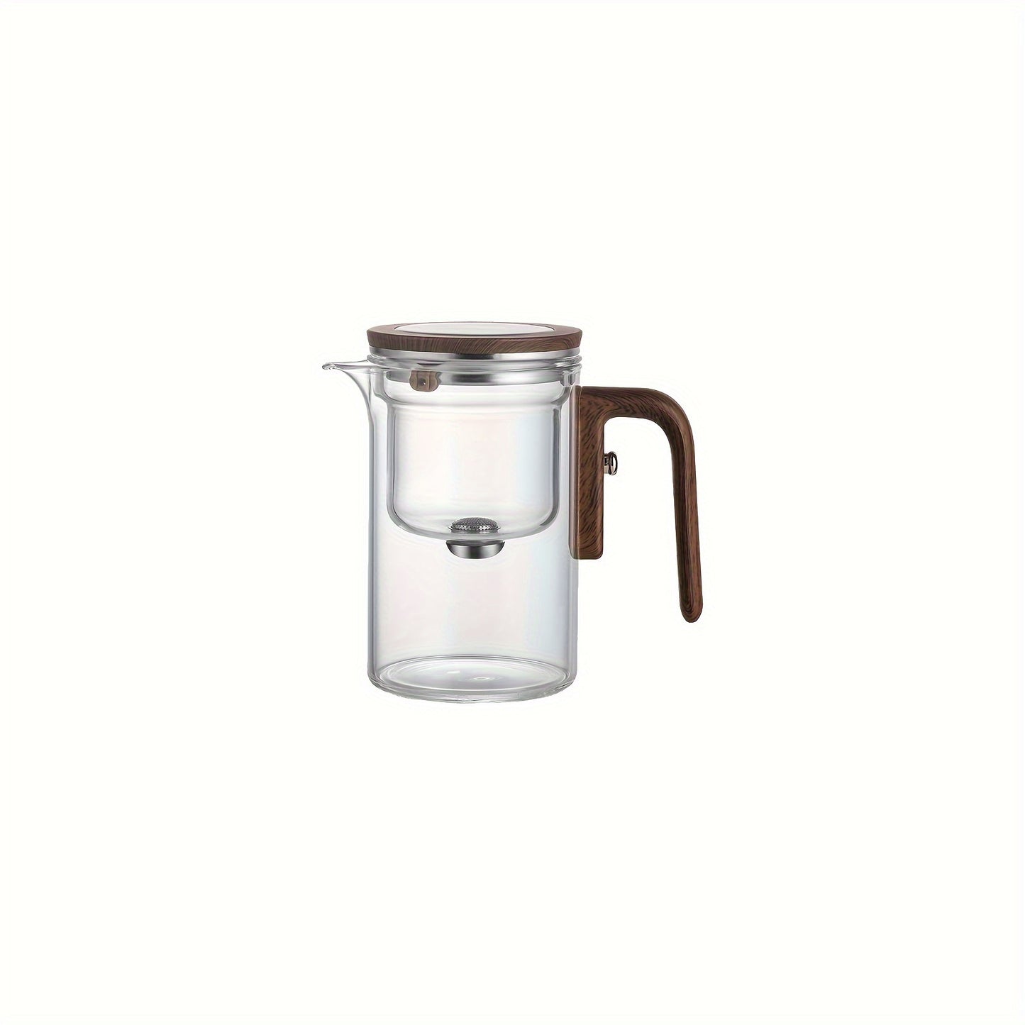 27/20.29oz Heat-Resistant Glass Teapot with Magnetic Infuser - Perfect for Loose Leaf & Bagged Tea, Ideal Gift